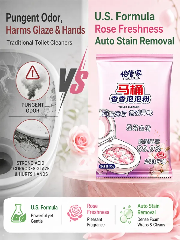 Toilet Fragrance Bubble Powder