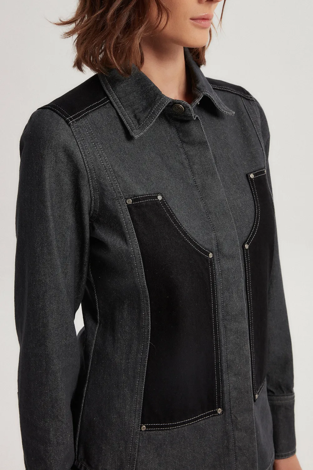 Long Sleeve Denim Shirt