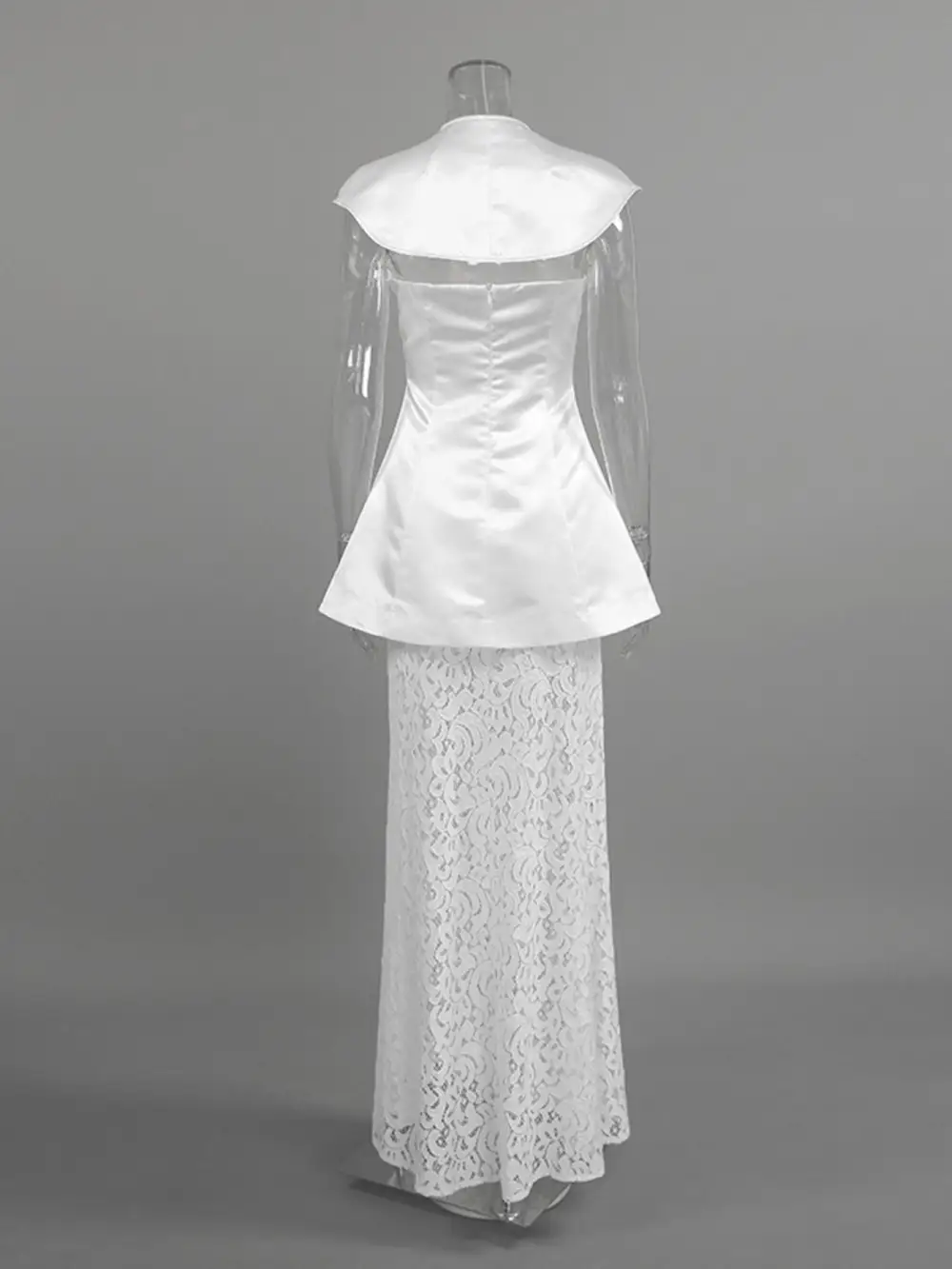Button Front Cap Sleeve Coordinated Set Accessory