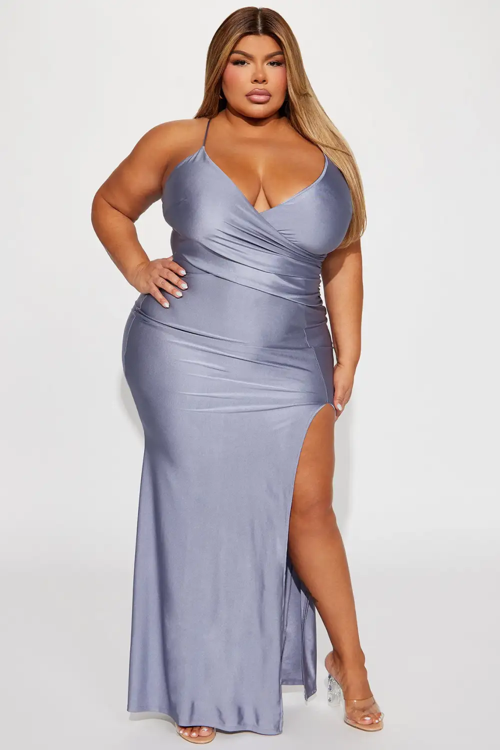 Cassandra Maxi Dress - Silver