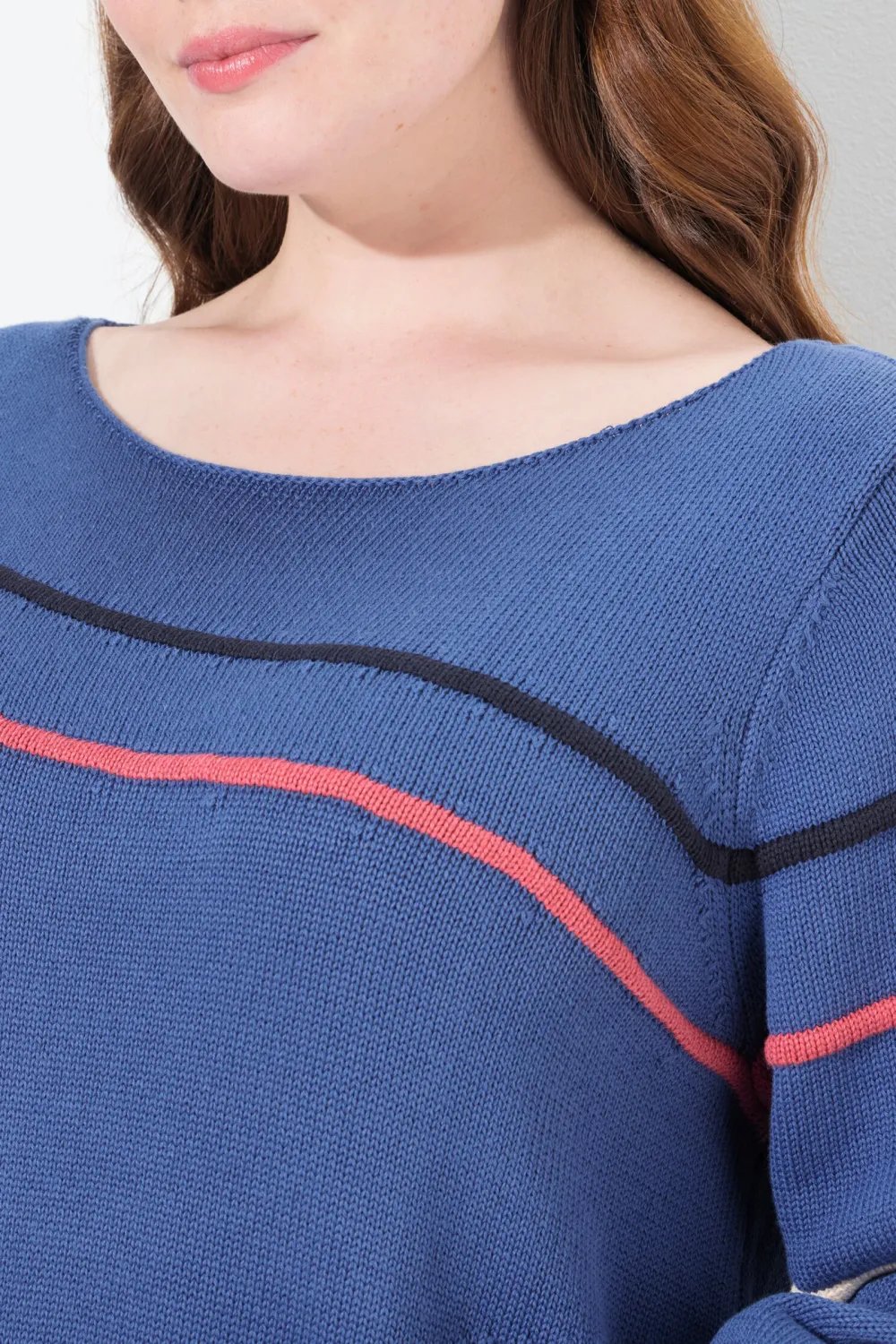 Collar Curled Sweater