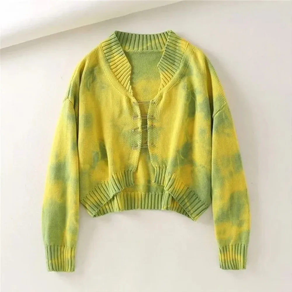 Safety Pin Knitted Cardigan