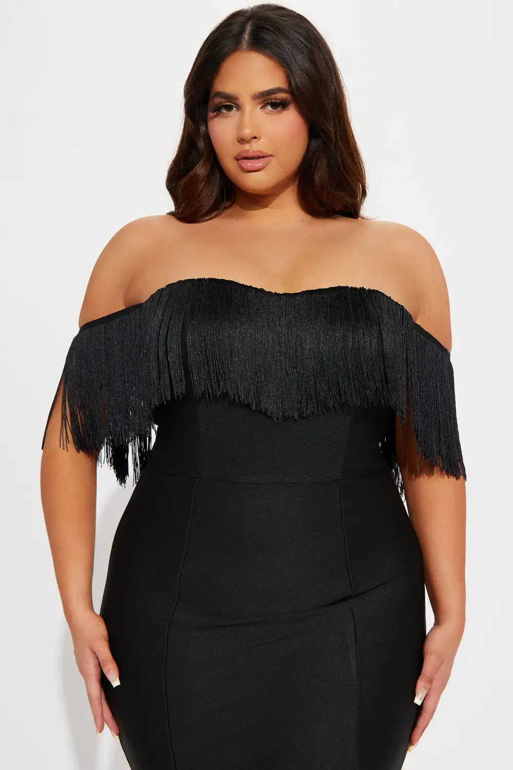 Stallion Bandage Maxi Dress - Black
