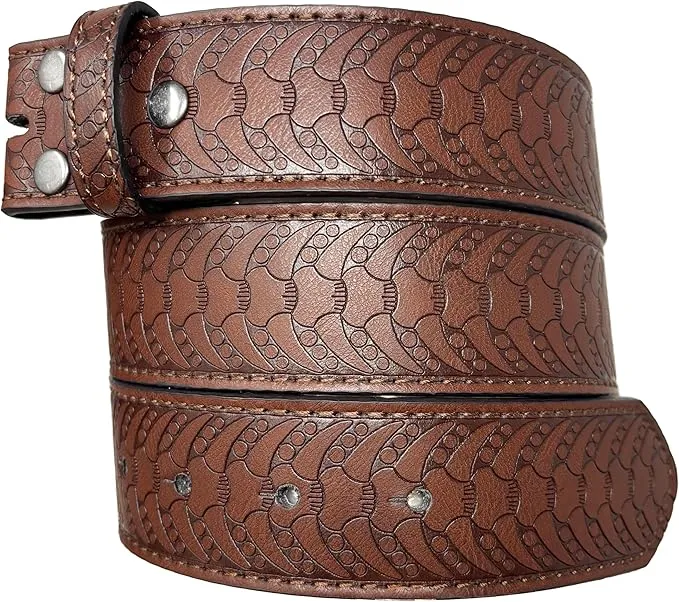 Classic Tooled Leather Strap