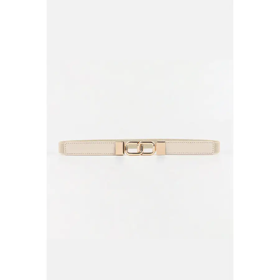 Geometric Double Buckle Elastic Belt