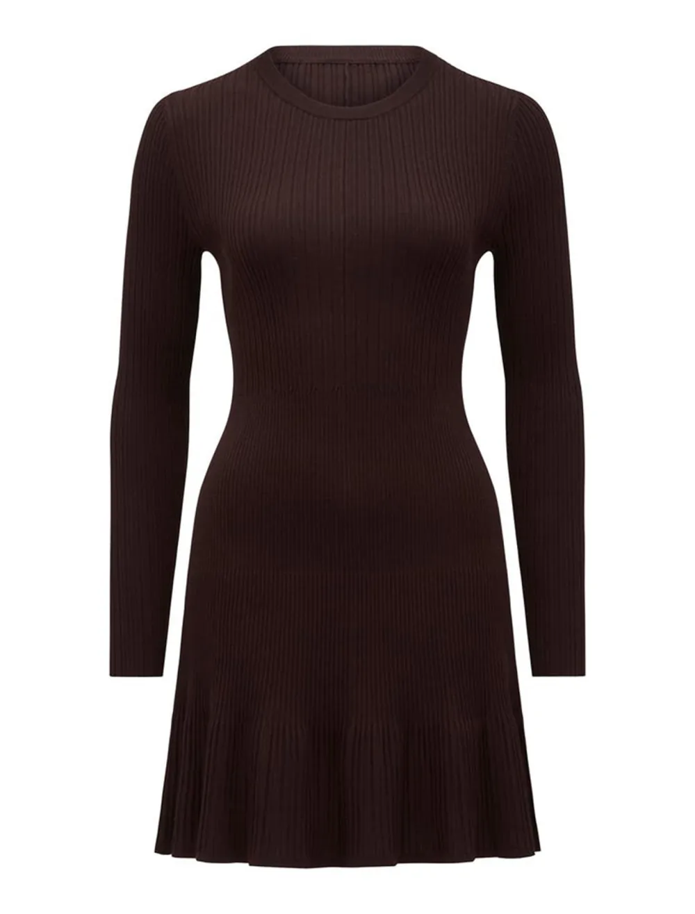 Ribbed Knit Mini Dress