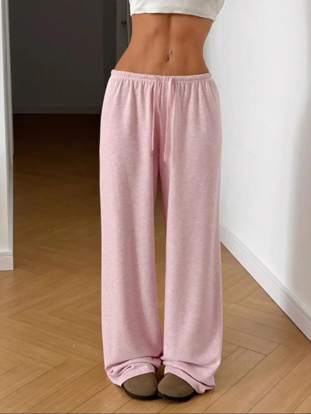Relaxed Fit Drawstring Pants