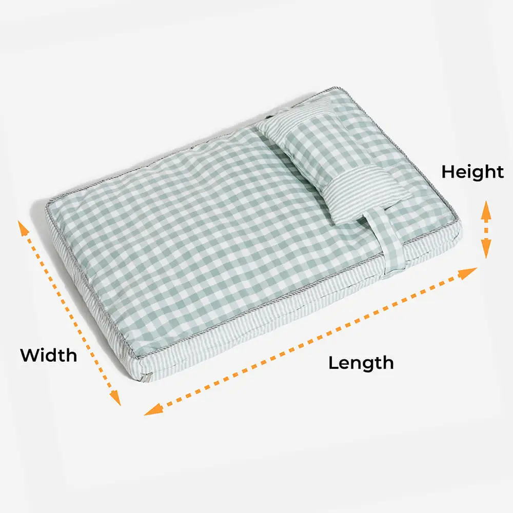 Fashion Checkered Pattern Washable Dog & Cat Bed