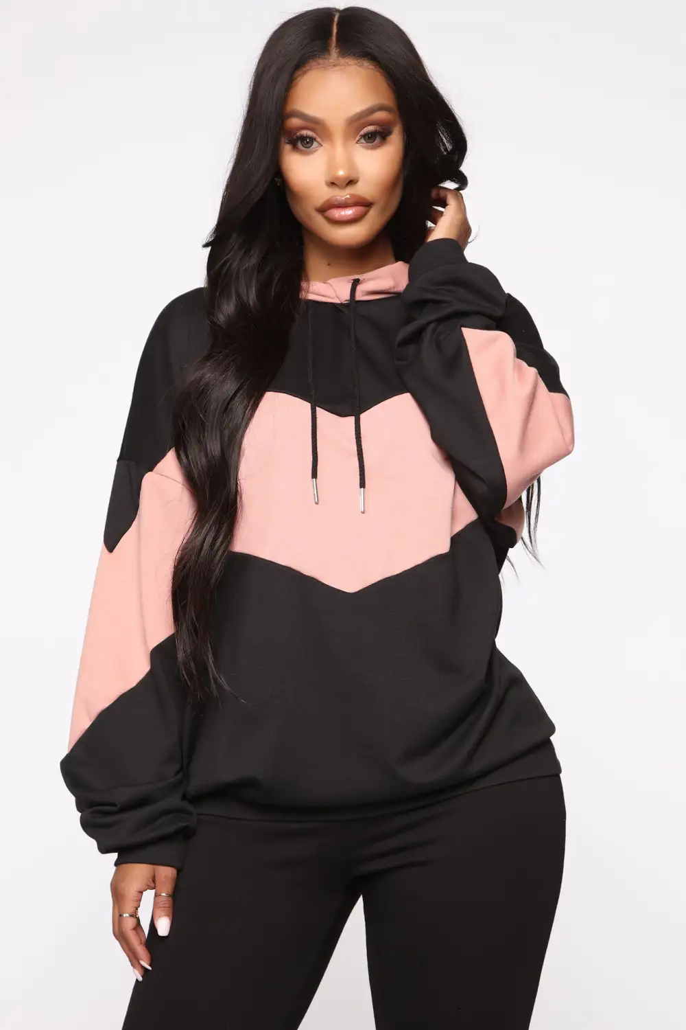 Not Mad At That Pant Set - Black/Mauve