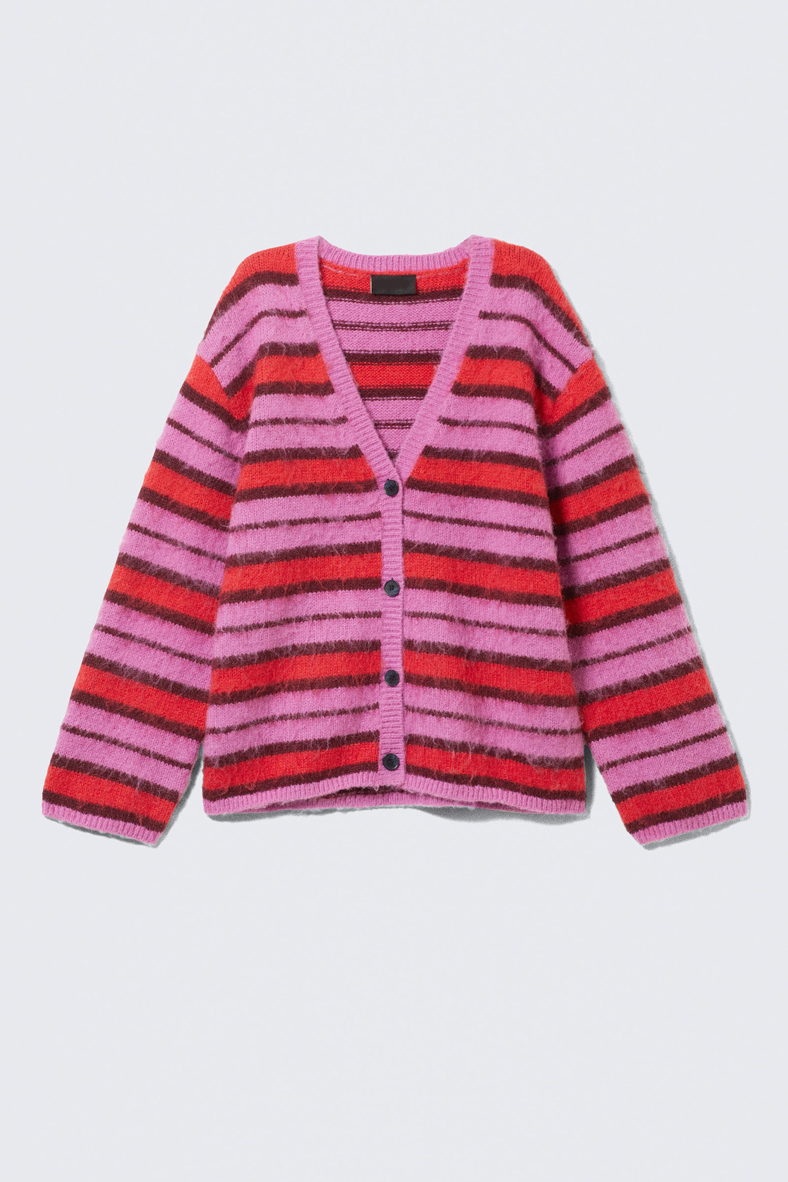 Button Up Drop Shoulder Cardigan