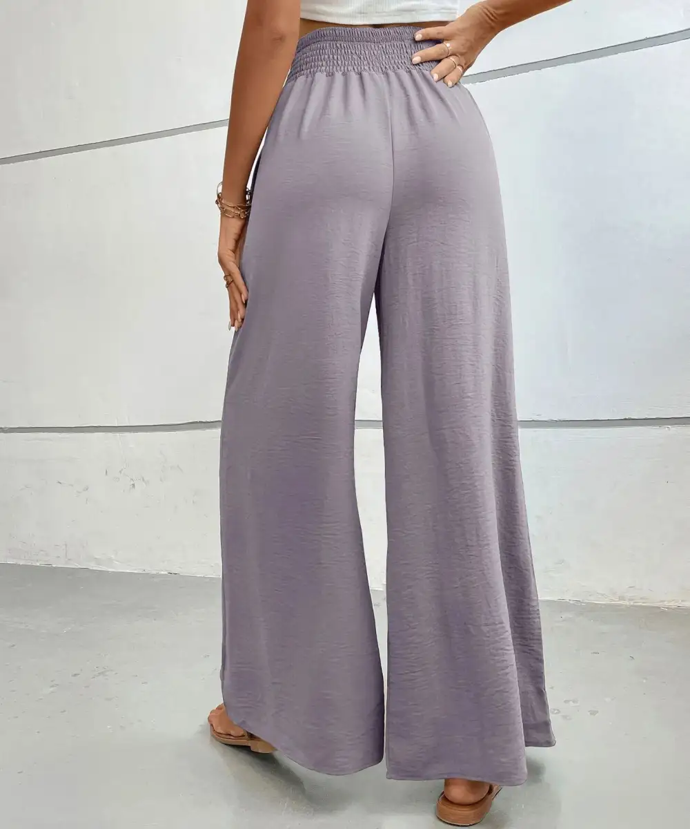 Soft High Waist Wide Leg Pants