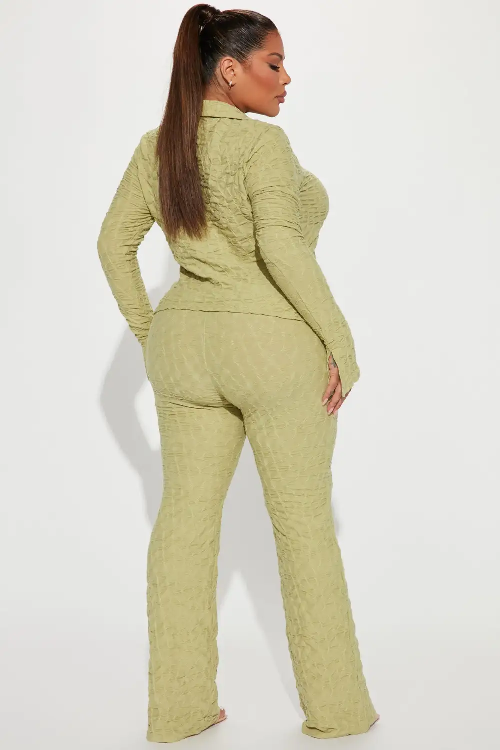 Petite Liliana Pant Set - Green