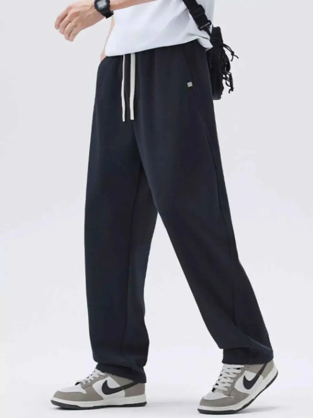 Everyday Casual Loose-Fit Drawstring Pants