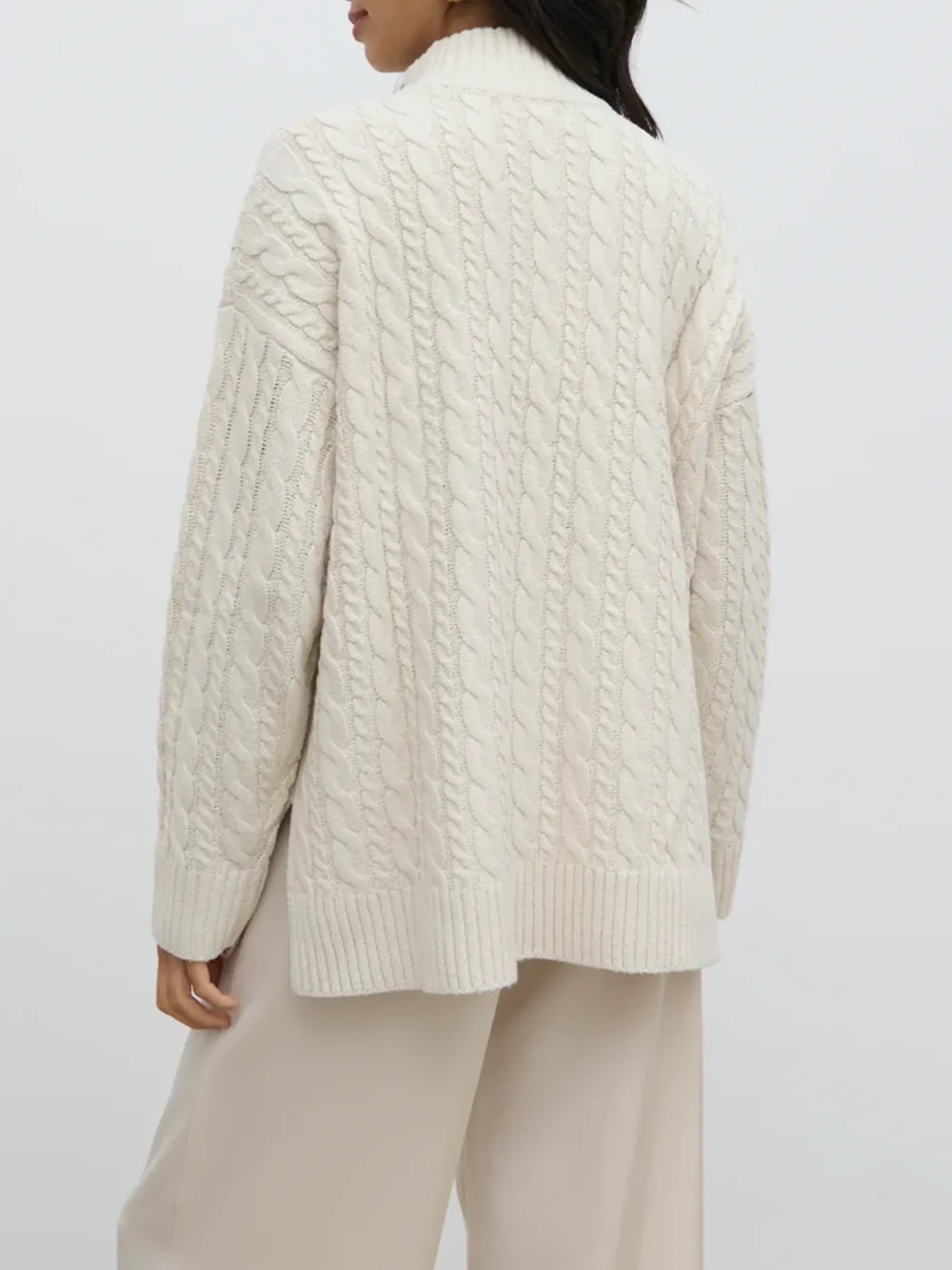 Zip Collared Knit Jumper