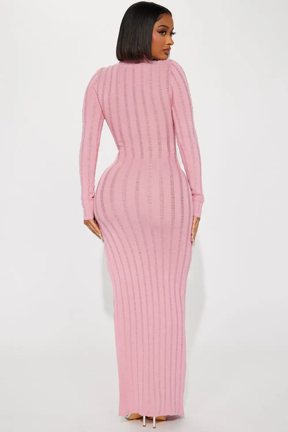 Kayla Sweater Maxi Dress - Mauve