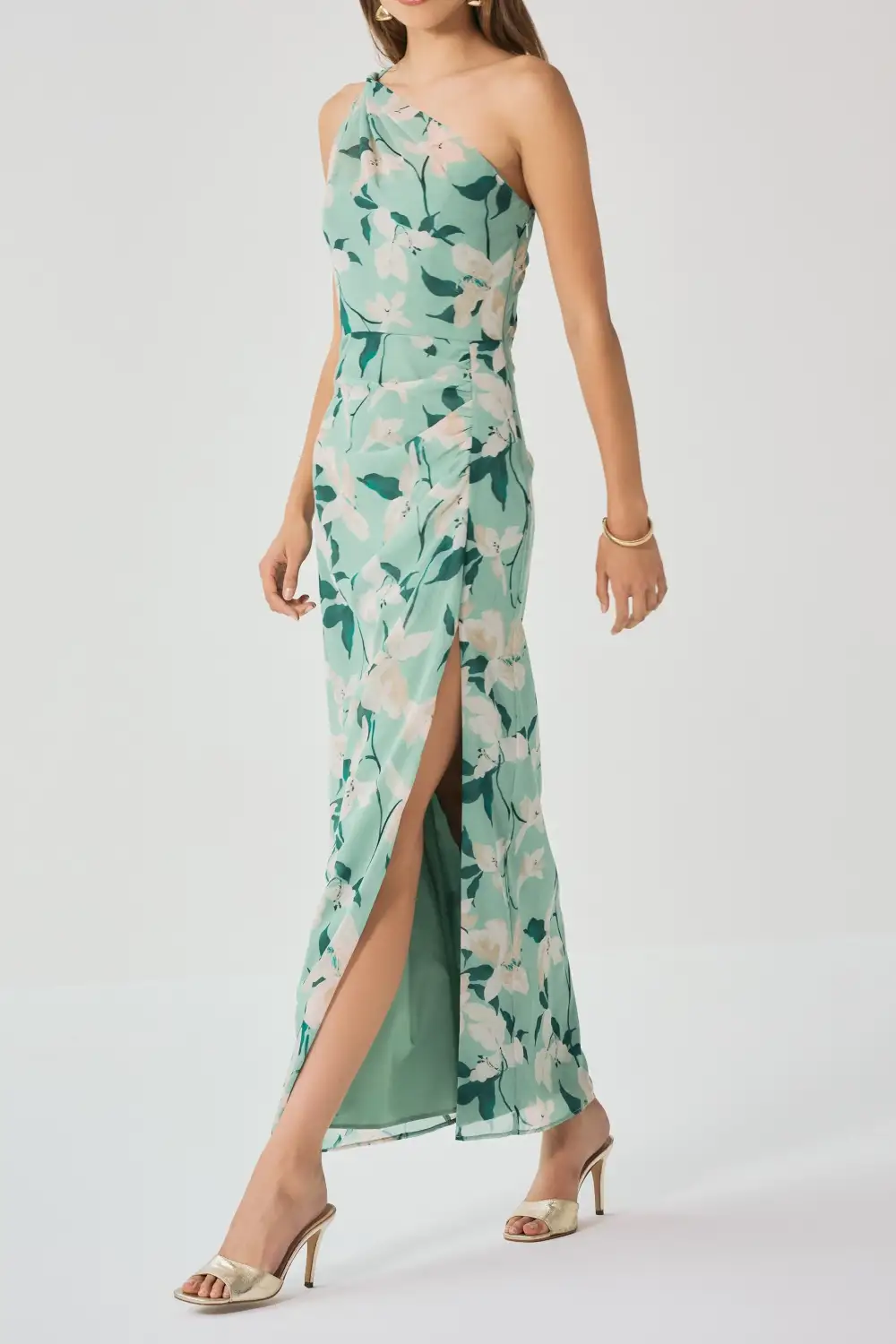 Sleeveless Satin Dress