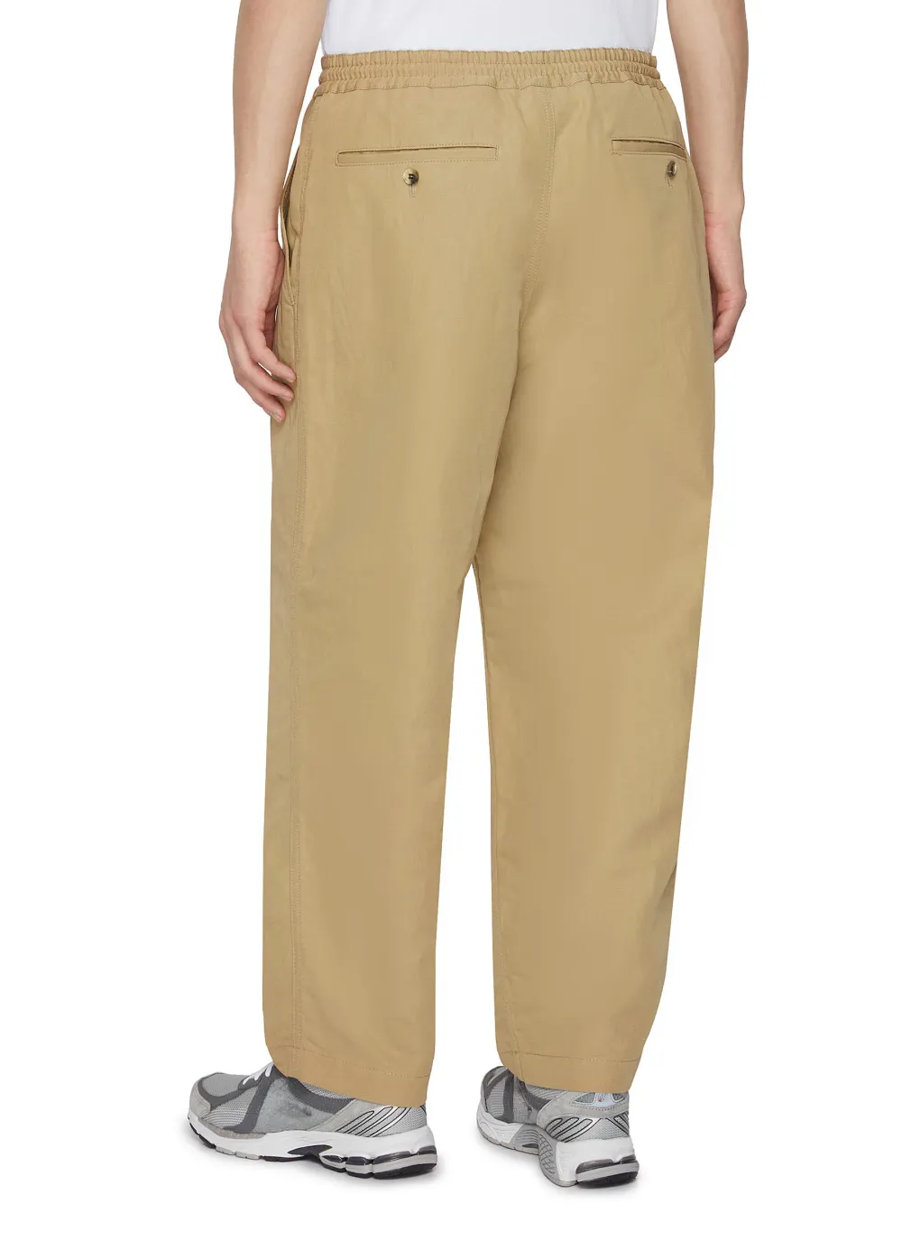 Casual Daily Soft Loose Comfortable Beige Pants