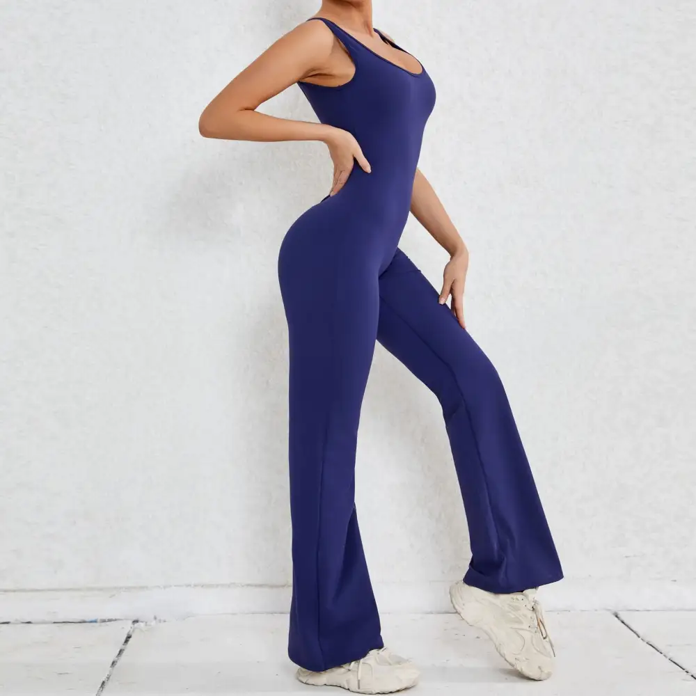 Flared Studio Yoga Jumpsuit