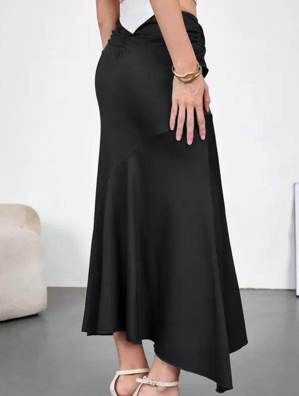 Bodycon Ribbon Midi Skirt