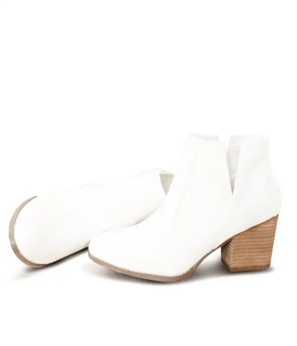 White Bootie Boots