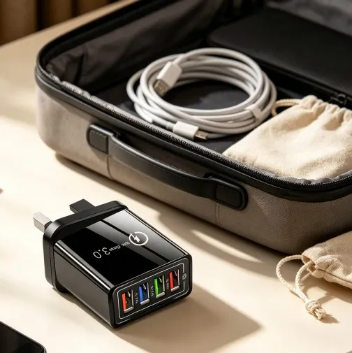 The Charger Big Tech Hates |   4-Port Quick Charge 3.0 + AI   Performance Boost