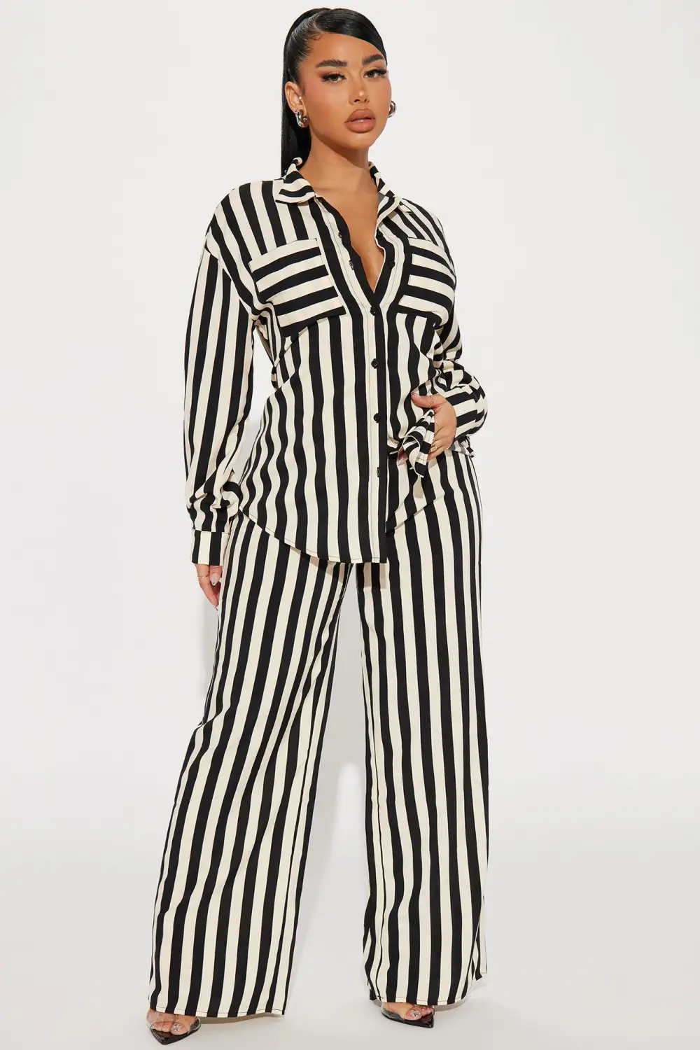 Looking For Me Pant Set - Black/combo