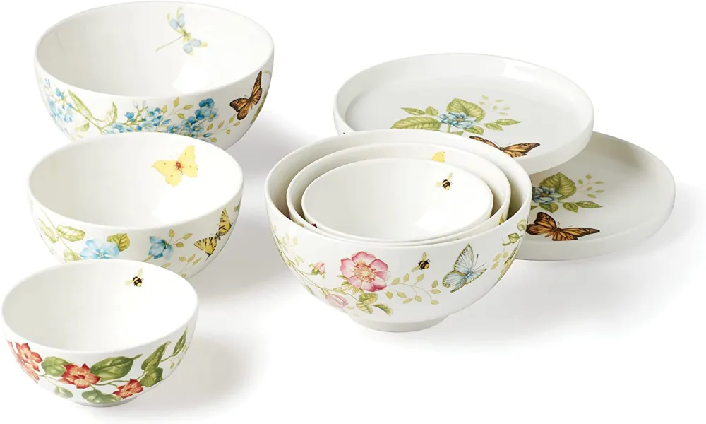 Lenox 865075 Butterfly Meadow 28-Piece Dinnerware Set