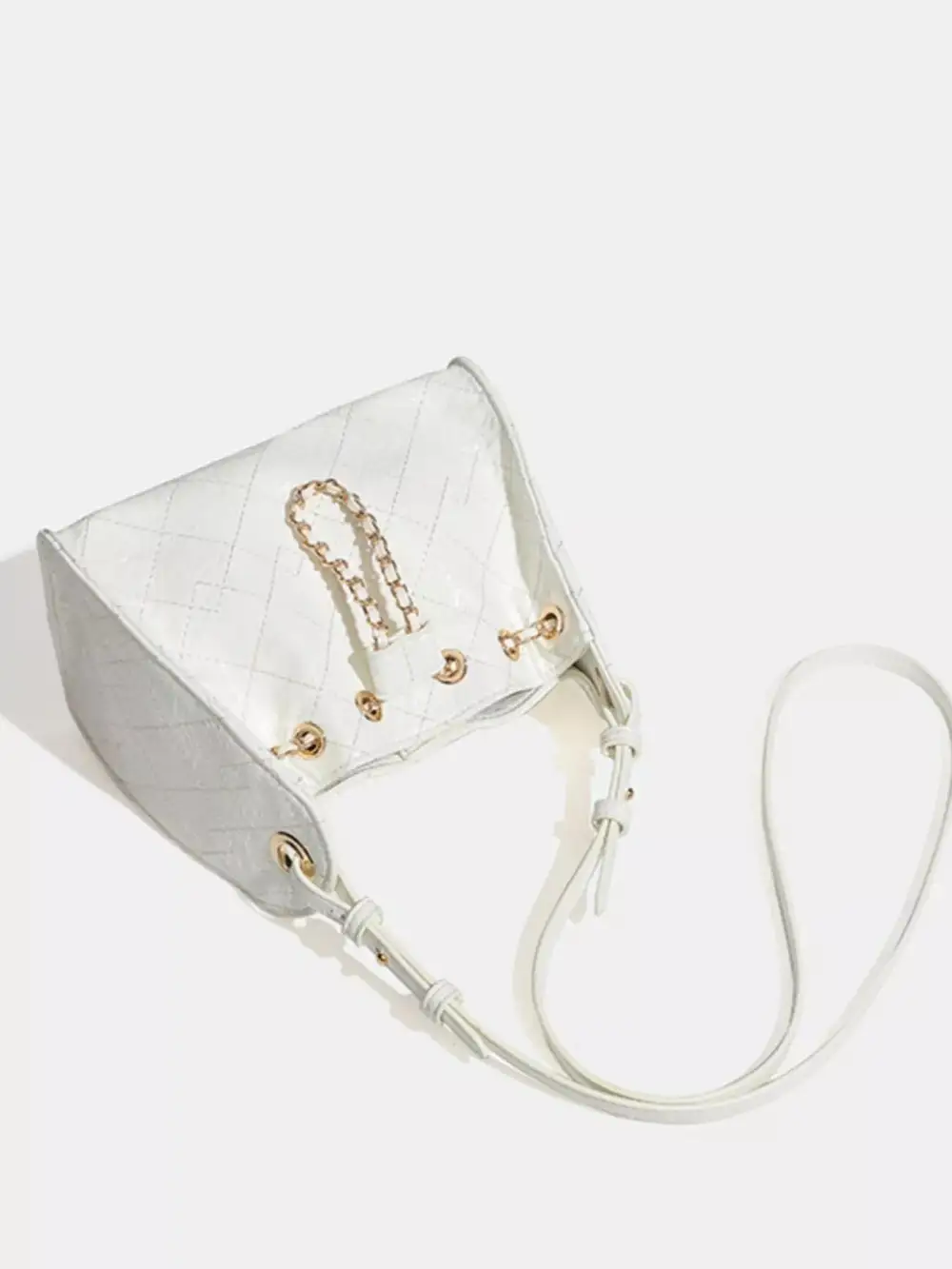 Quilted Chain Crossbody Bag