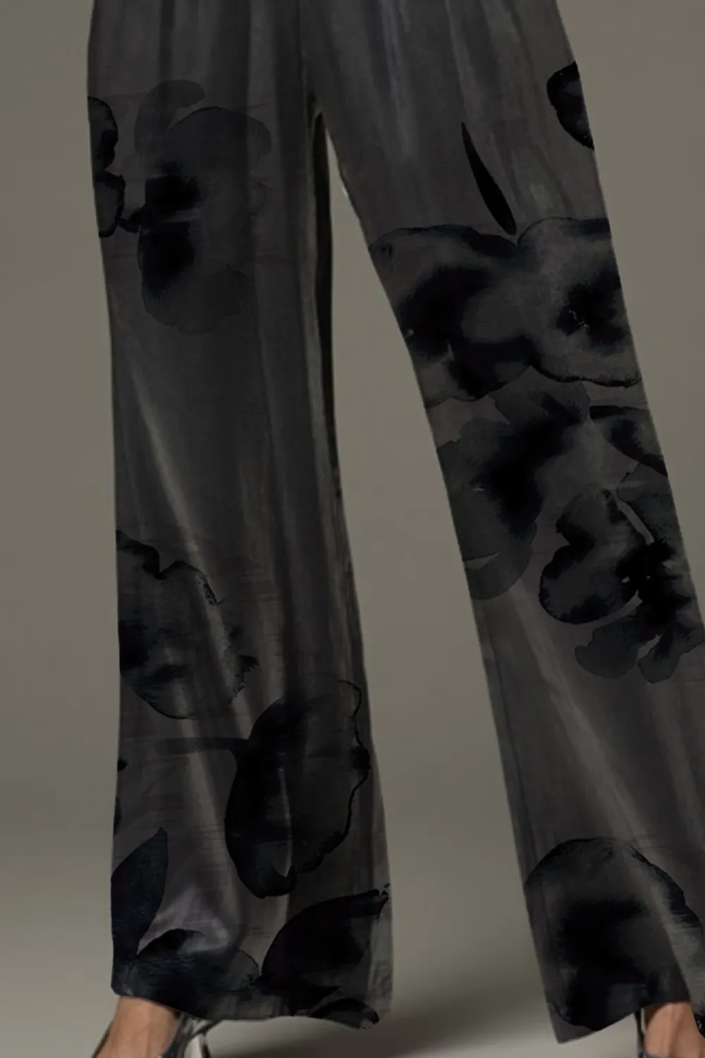Viola Shiny Fluid Wide Leg Pants