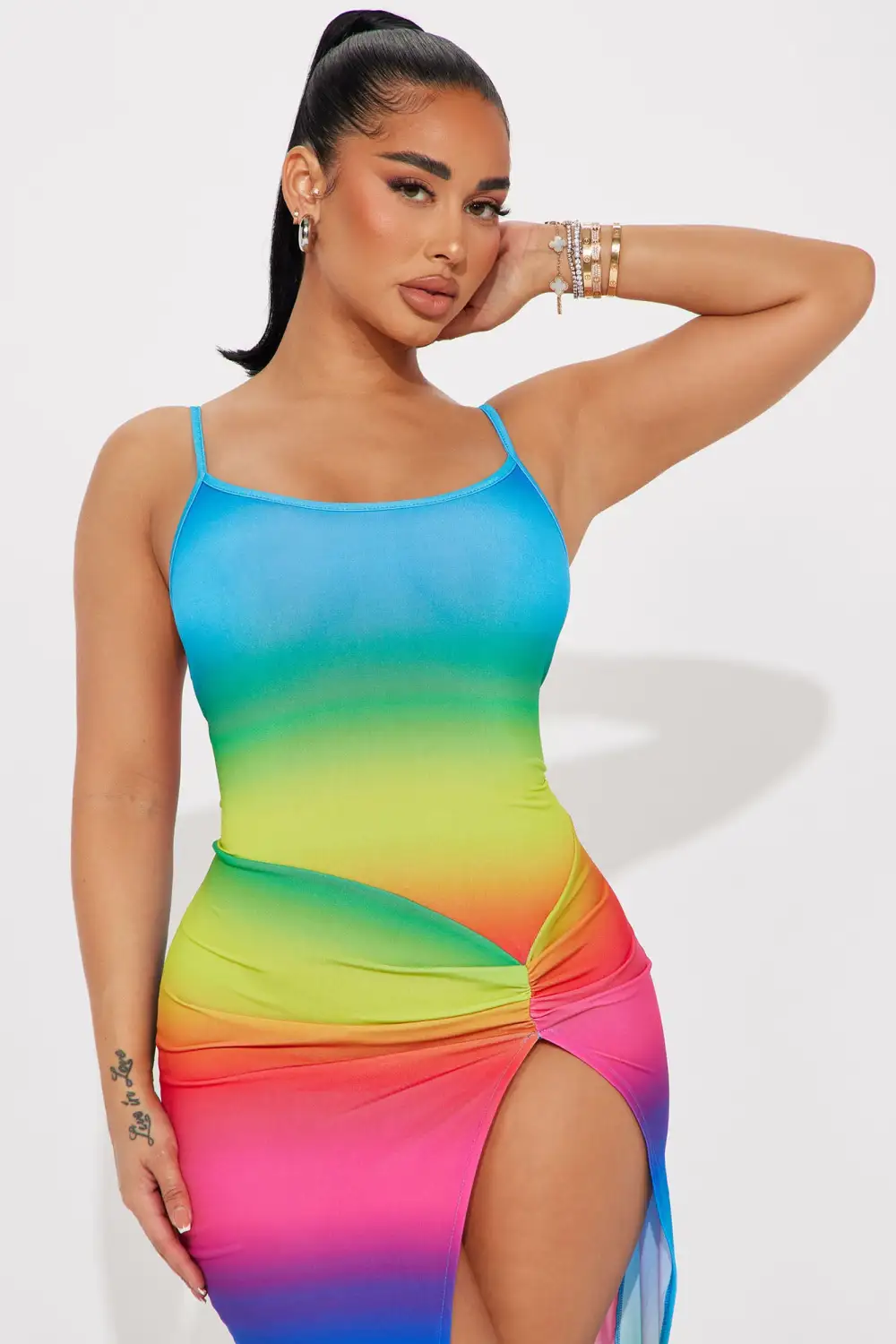 Dreaming Colors Maxi Dress - Multi Color