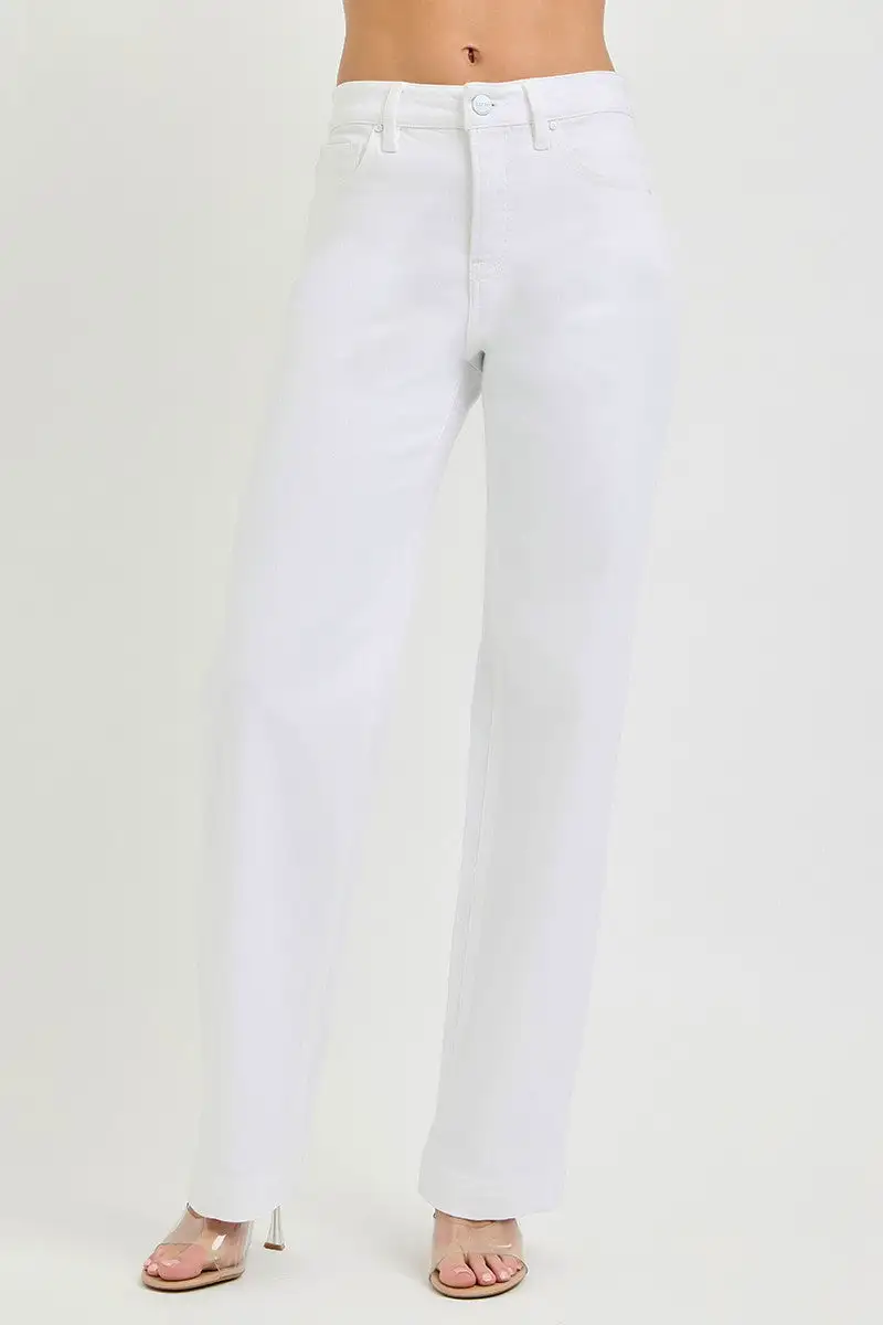Full Size High Rise Wide Baggy Pants