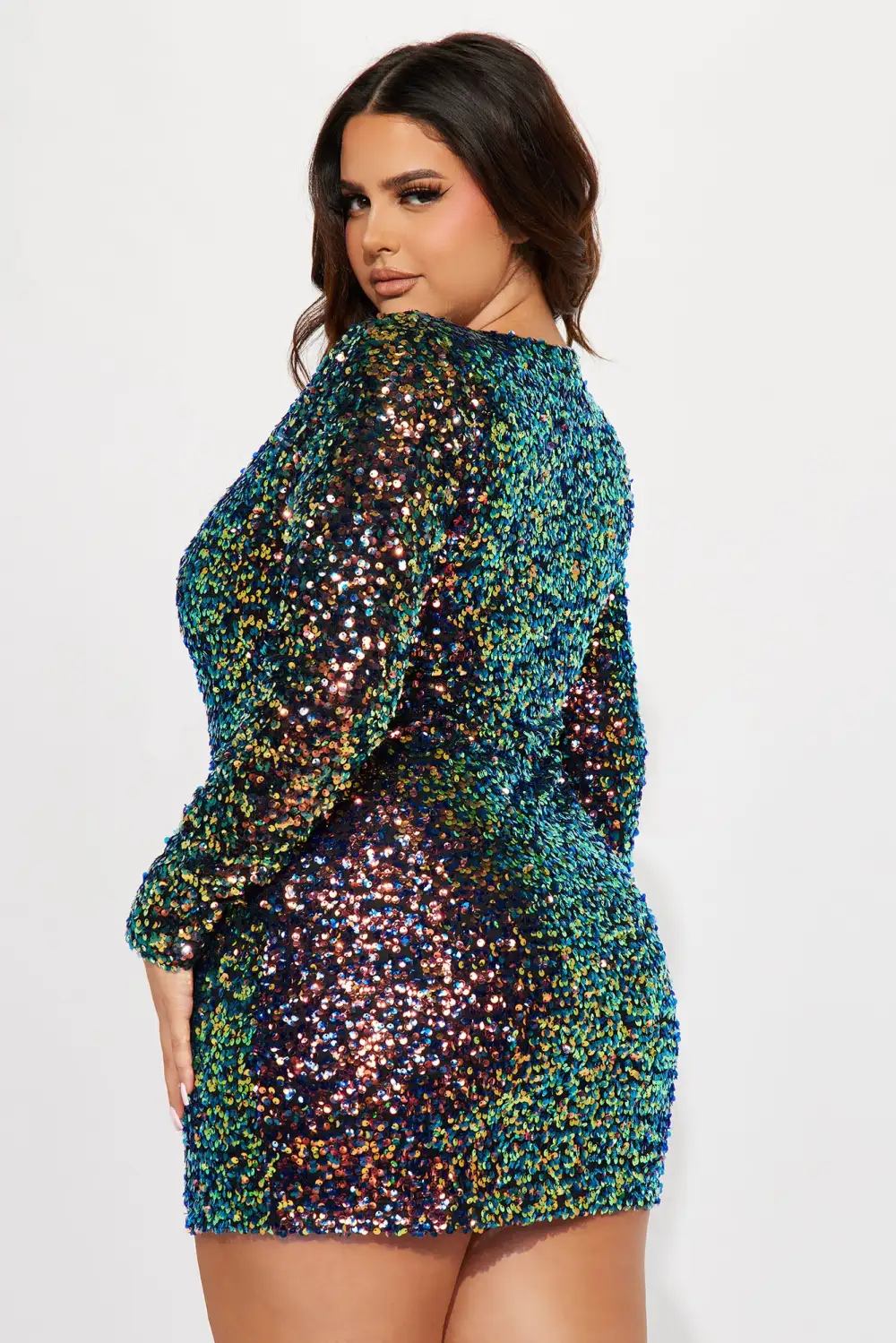 Brazil Mami Sequin Mini Dress - Multi Color