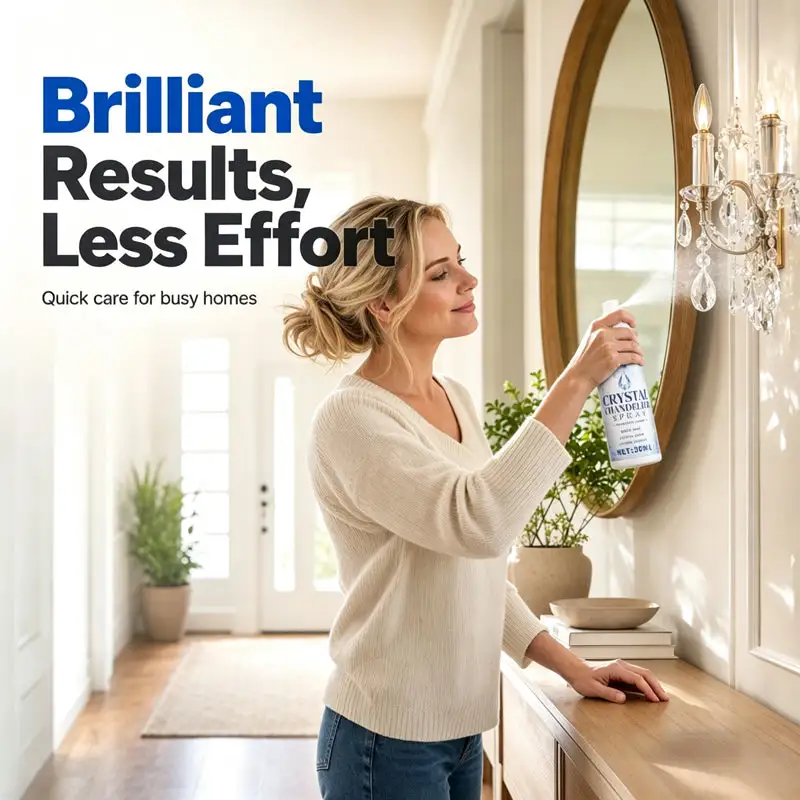 ✨ Crystal Chandelier Cleaner | Easy Shine Care
