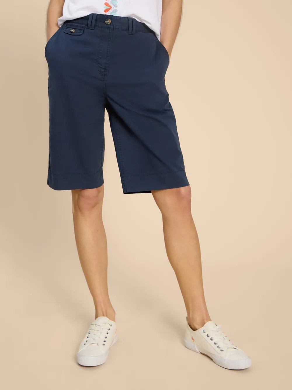 Hayley Organic Cotton Chino Shorts