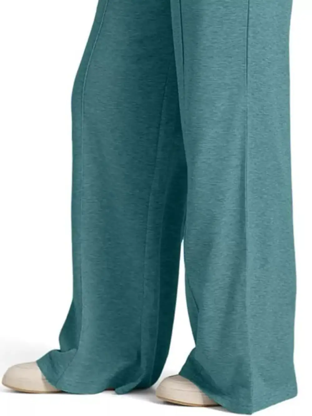 Easygoing Wide Leg Drawstring Pants