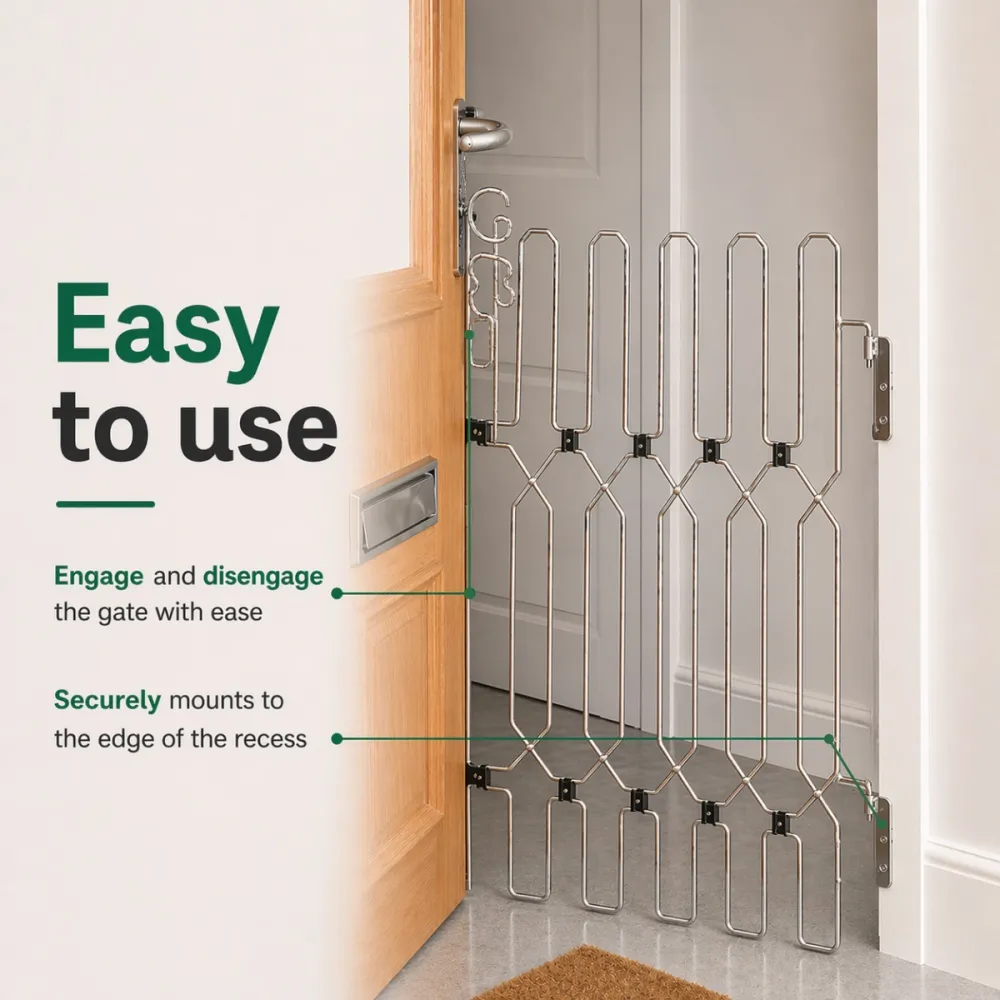 Metal Expandable Pet Gate
