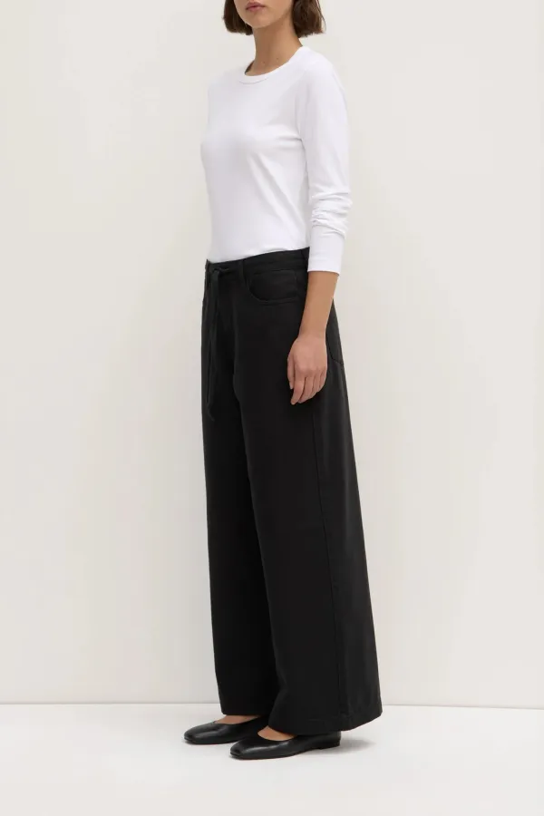 Loose Cotton Elastic Band Pants
