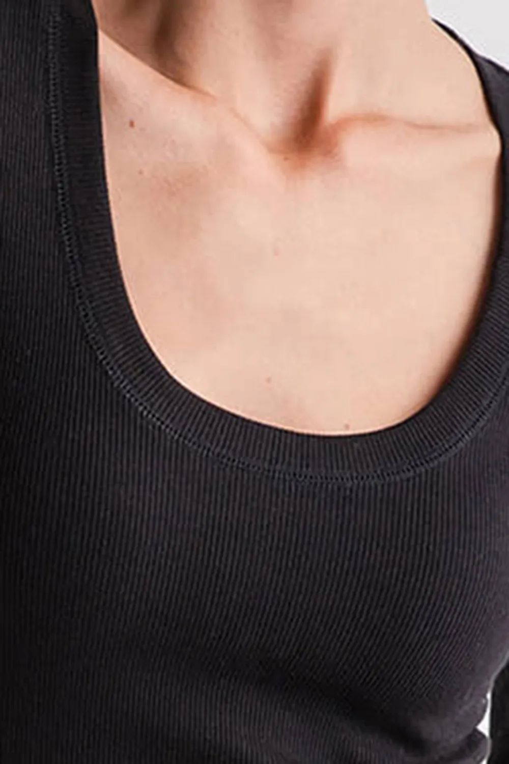 Z Supply Sirena Rib LS Tee - black