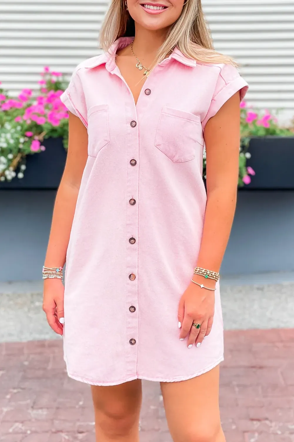 Pink Short Dress