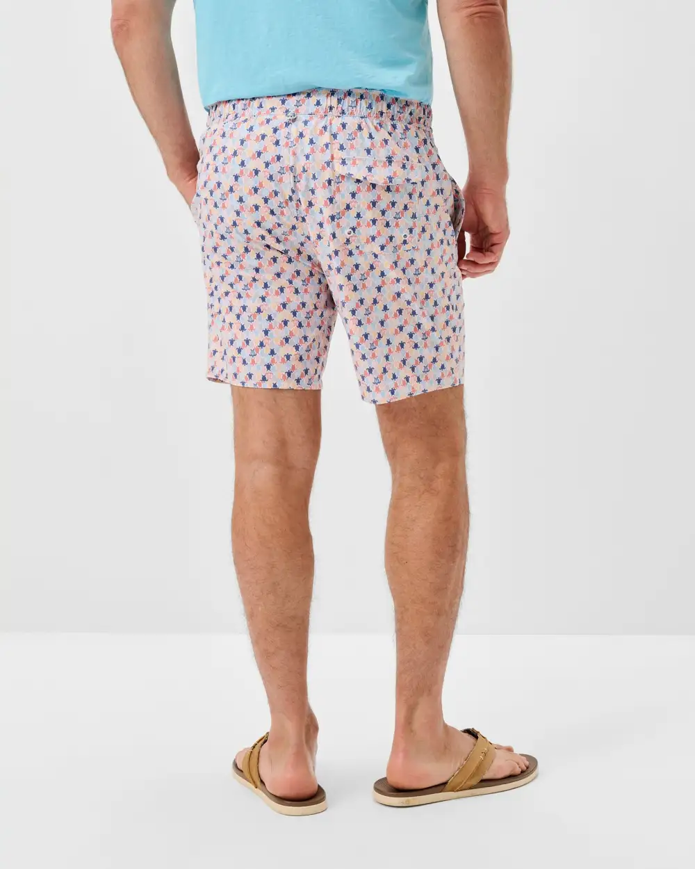 Easy Wear Elastic Waist Swim Shorts