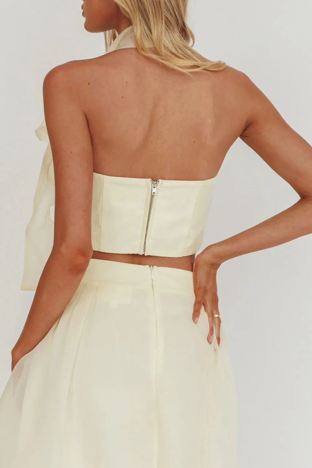 Fashionable Slim Bow Tie Top