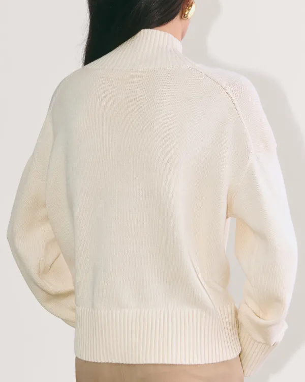 Long Sleeve Sweater In Everyday Cotton