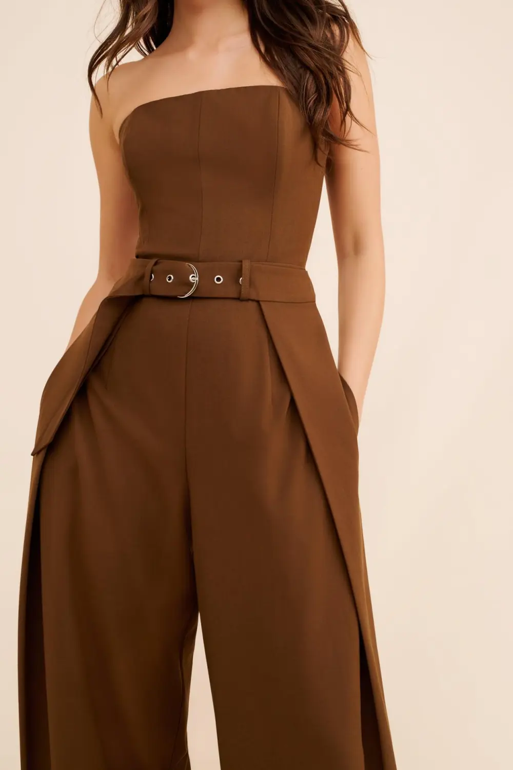 Tube Top Strapless Jumpsuit