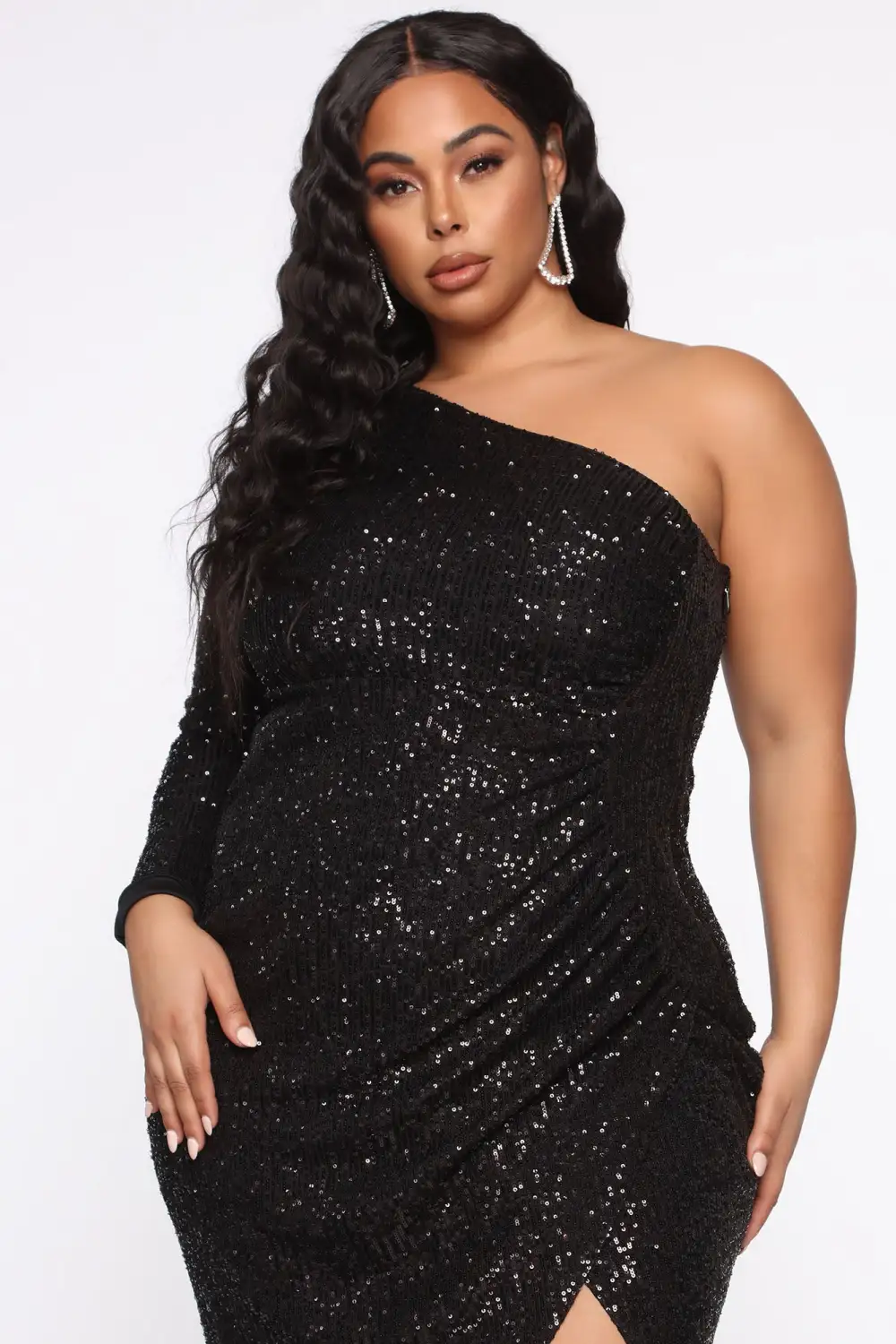 And The Winner Is Sequin Maxi Dress - Black