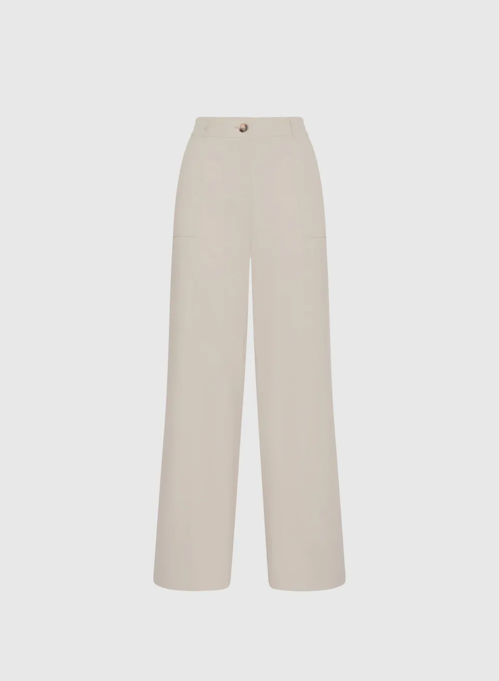 Pleated Loose Wide-Leg Pants