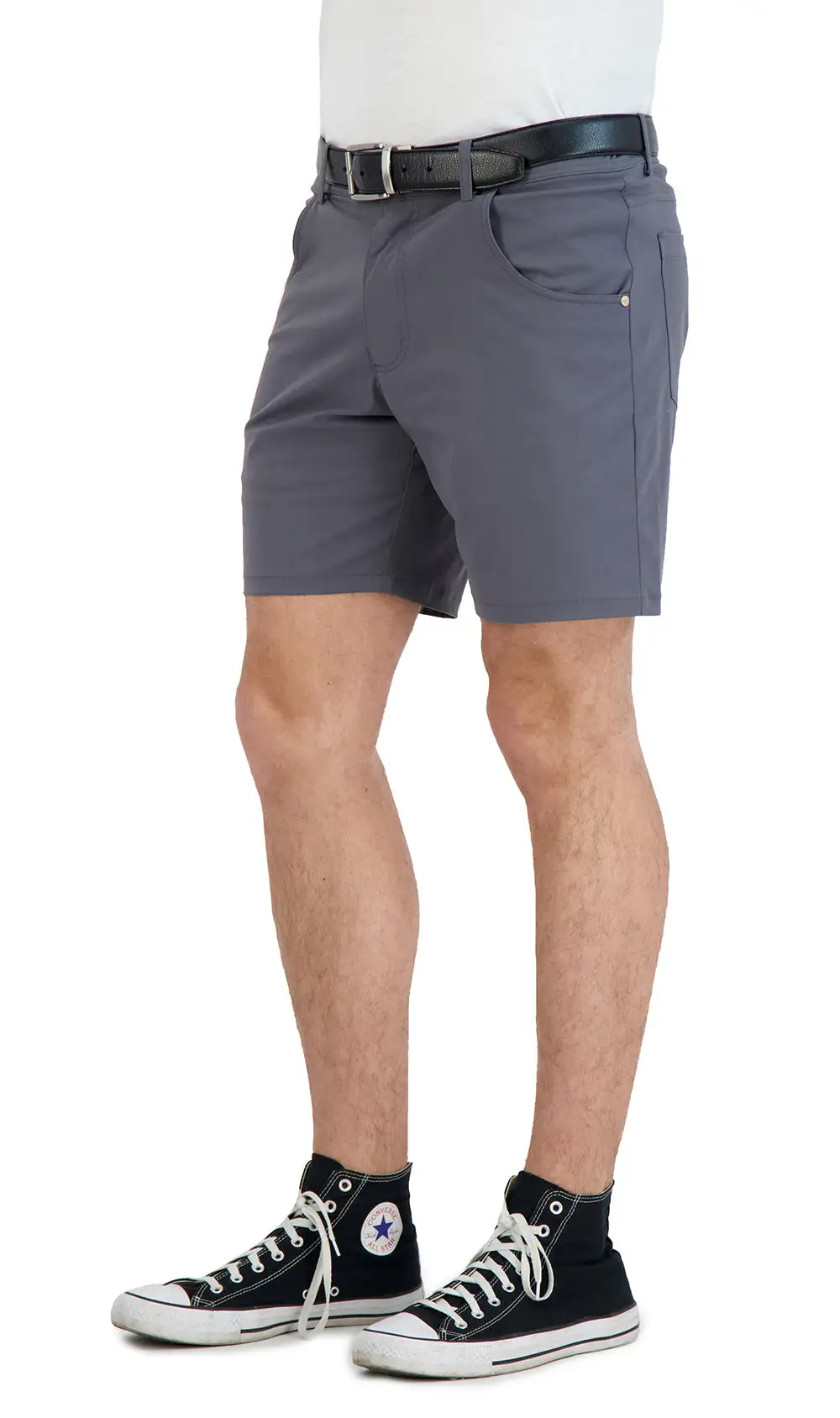 Smart Casual Stretch Denim Shorts