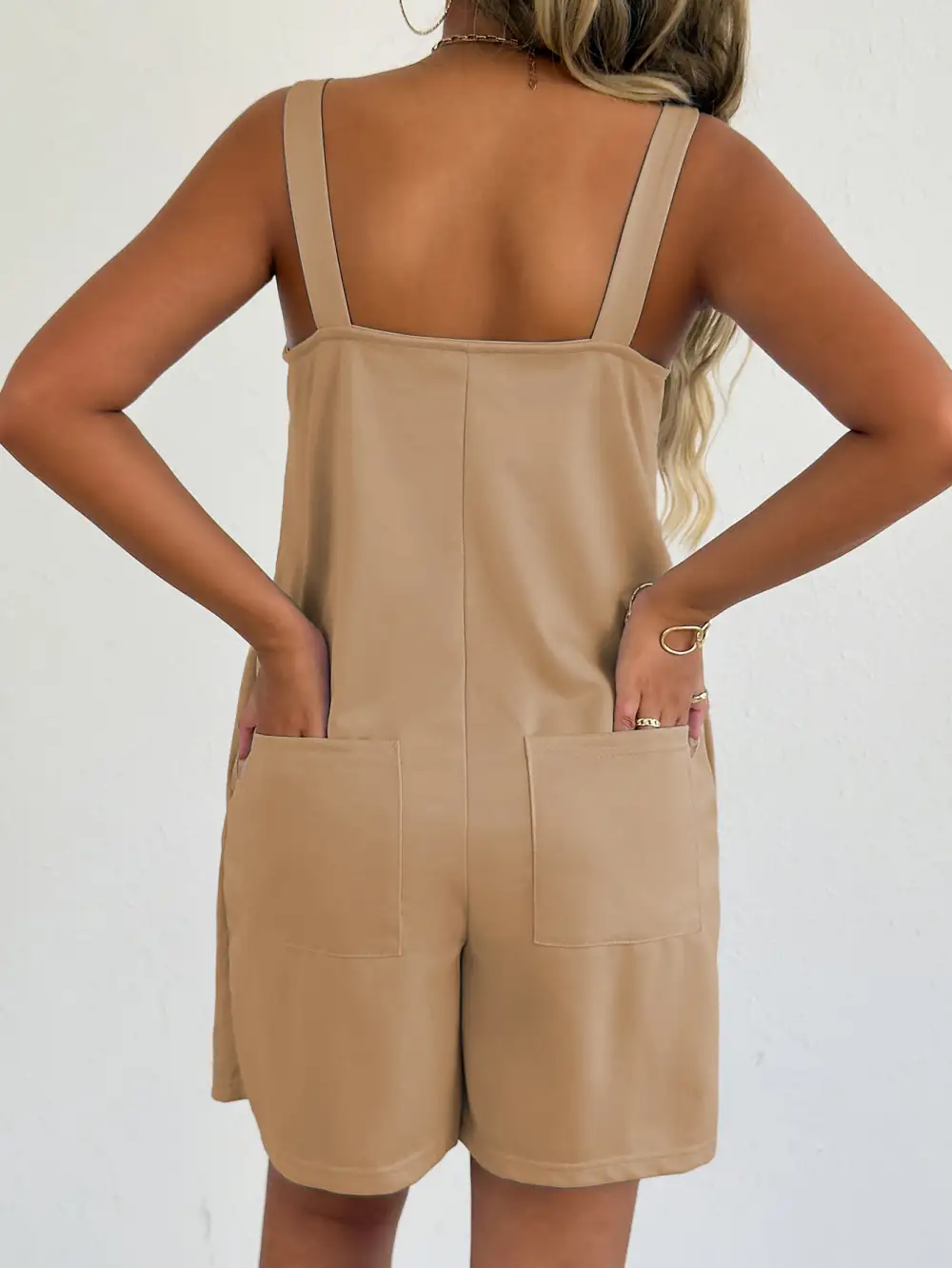 Pocket Sleeveless Romper