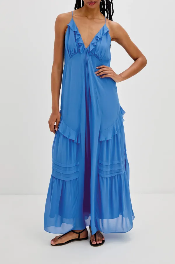 Gossamer Frilled Long Dress