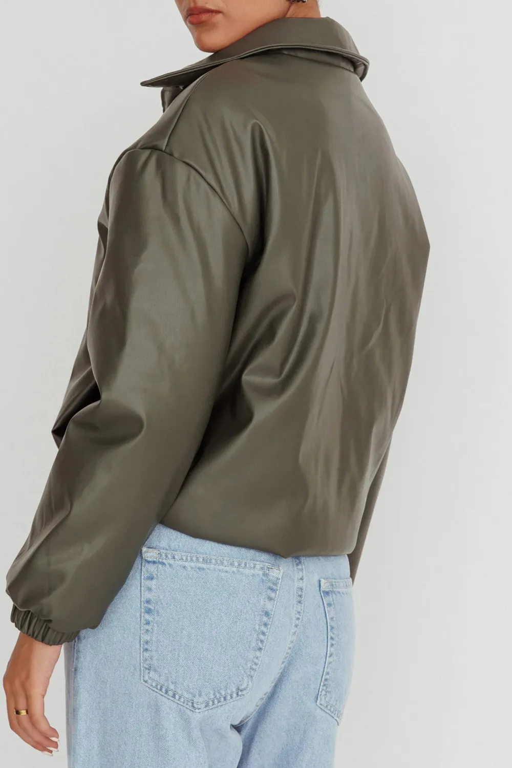 Fashionable And Stylish Women's Solid Color Jacket