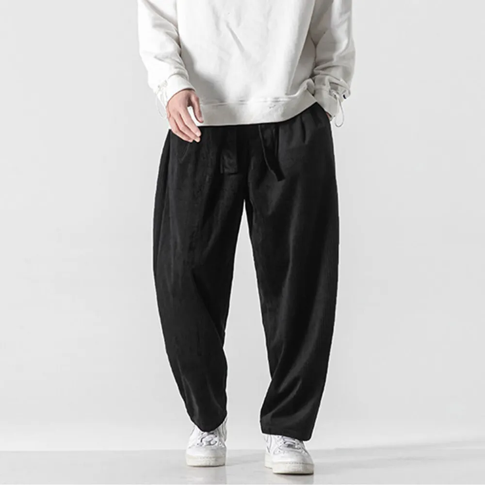 Minimal Relaxed Harem Pants